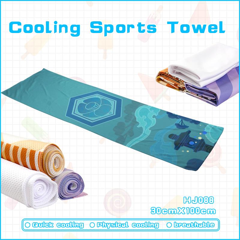 Genshin Impact Noelle anime cooling sports towel