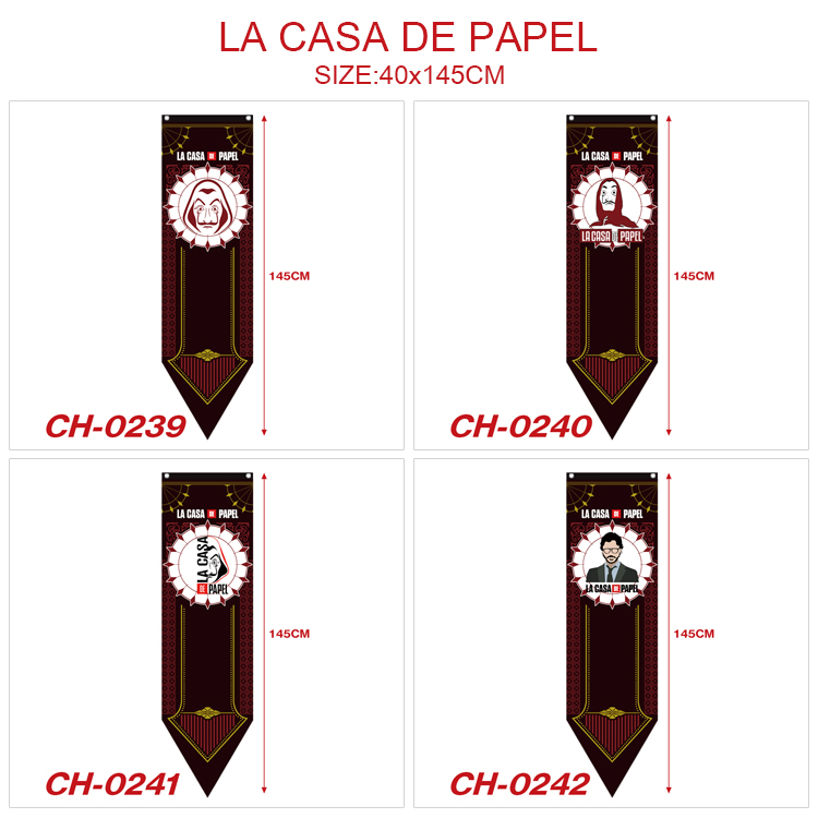 La casa de papel flag 40*145cm