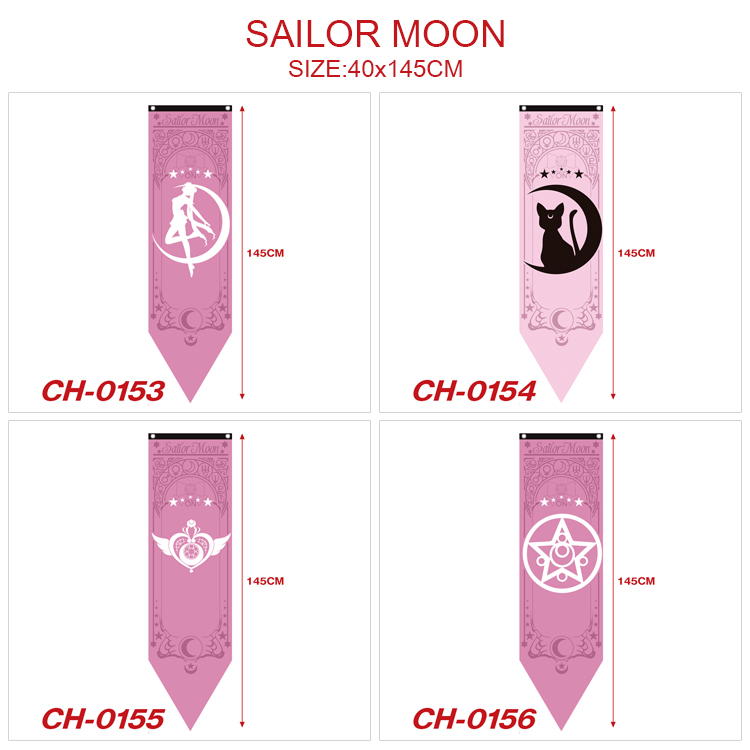 SailorMoon anime flag 40*145cm