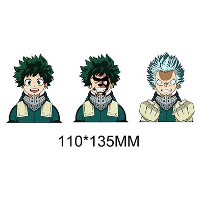 my hero academia anime 3d sticker