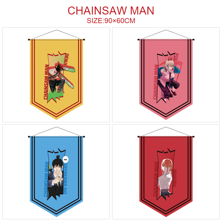 Chainsaw man anime flag 90*60cm