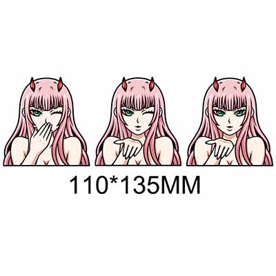 Darling in the franxx anime 3d sticker