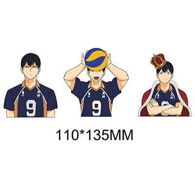 haikyuu anime 3d sticker