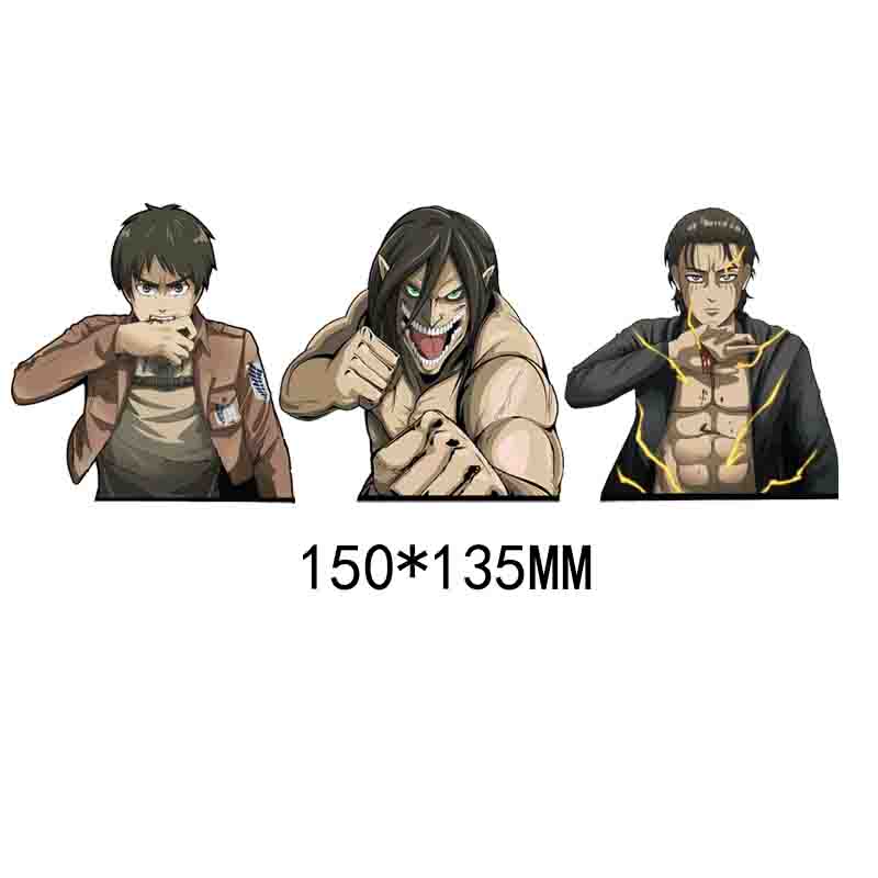 attack on titan anime 3d sticker