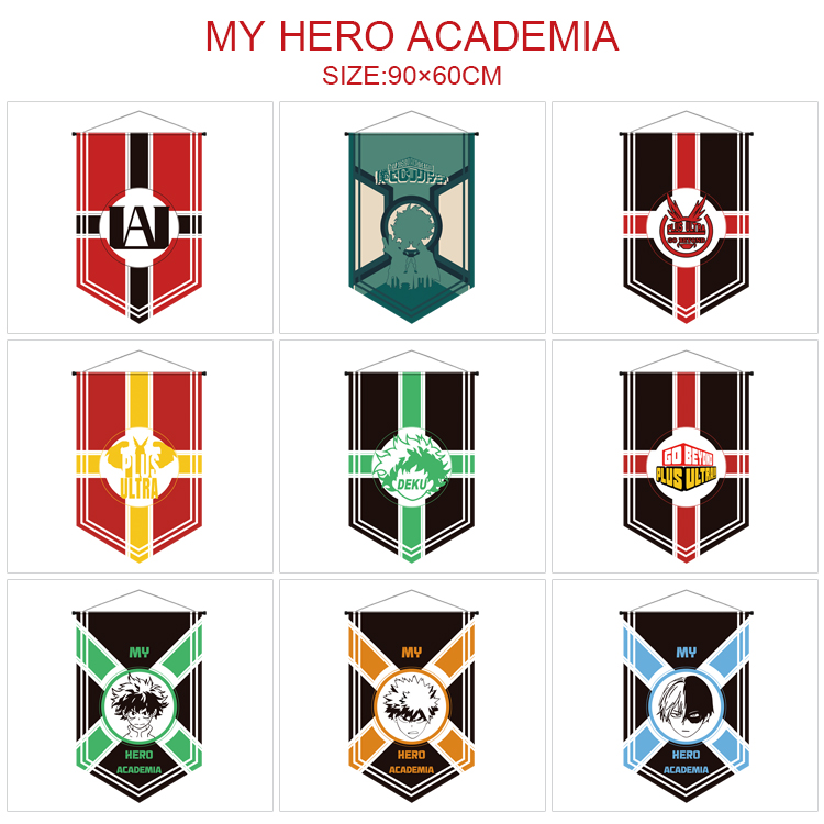 my hero academia anime flag 90*60cm