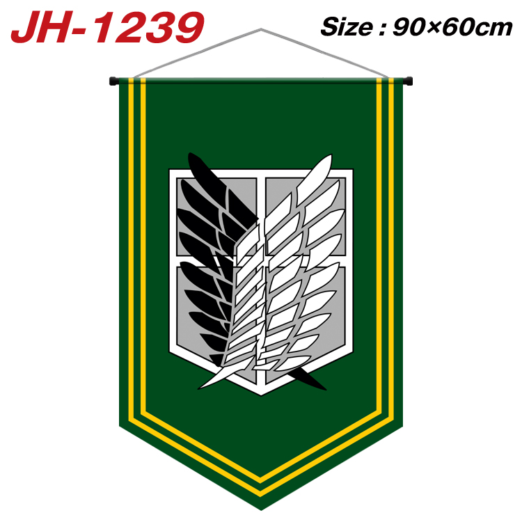 attack on titan anime flag 90*60cm