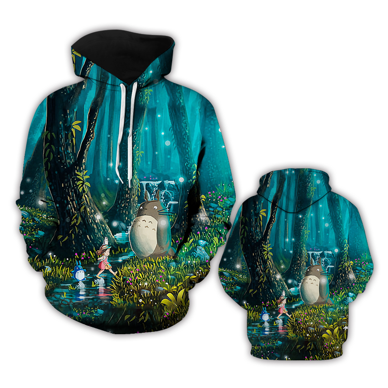 totoro anime hoodie