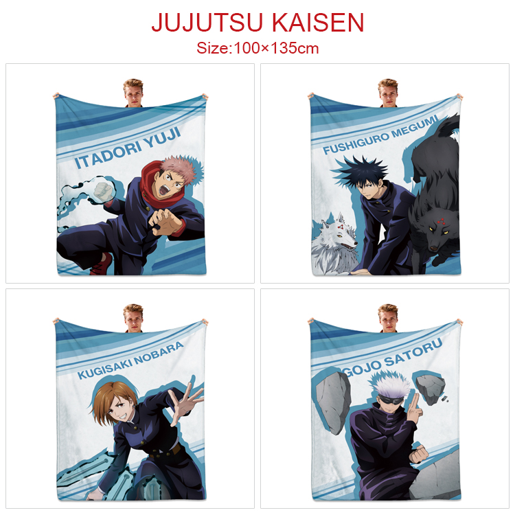 jujutsu kaisen anime blanket 100*135cm