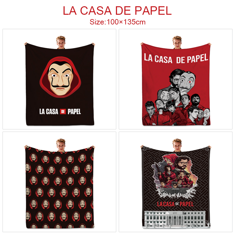 La casa de papel blanket 100*135cm