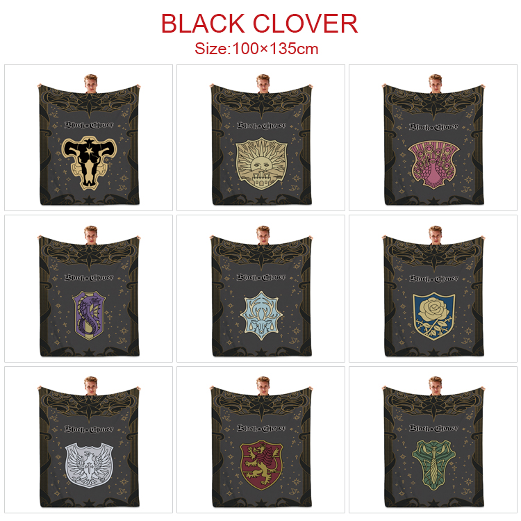 Black Clover anime blanket 100*135cm