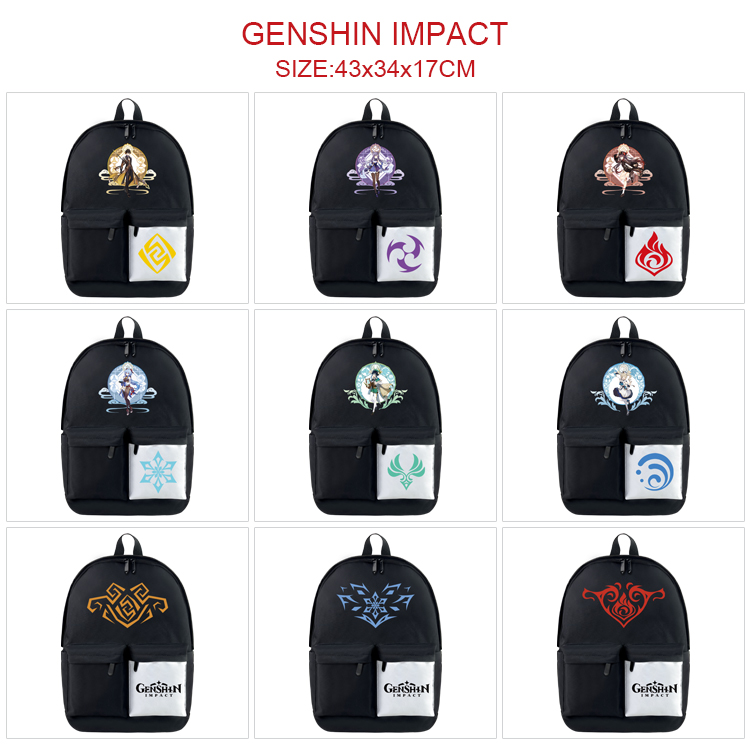 Genshin Impact Noelle anime bag