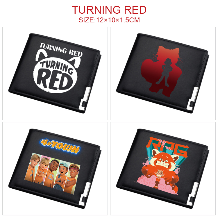 Turning Red anime wallet