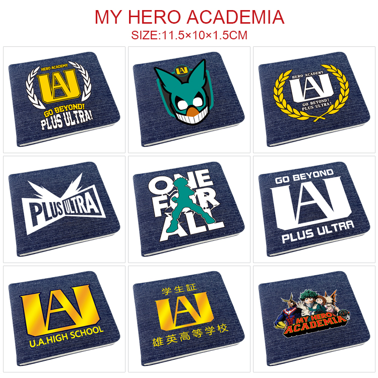 my hero academia anime wallet