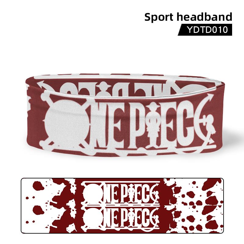 one piece anime sweatband