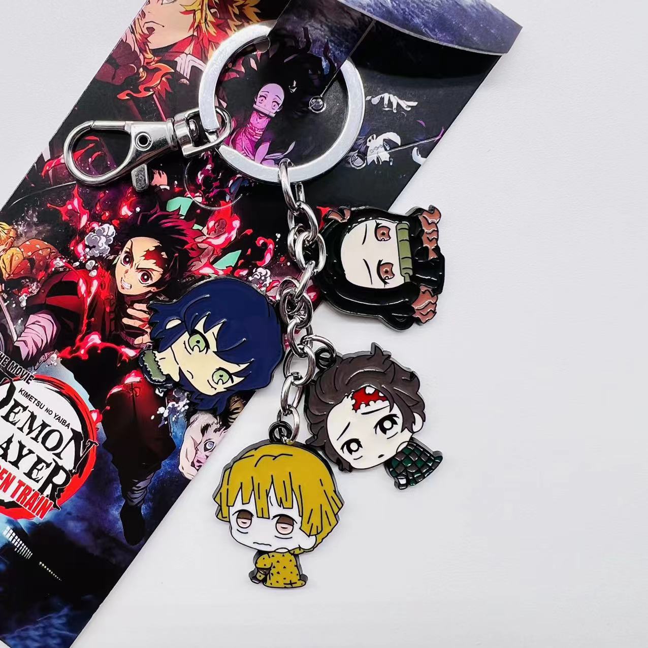 demon slayer kimets anime keychain