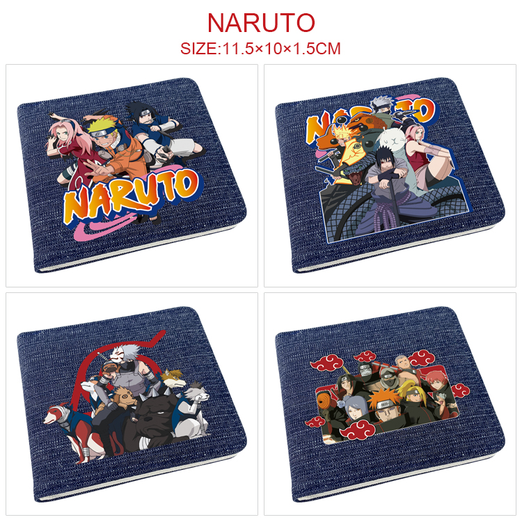 naruto anime wallet