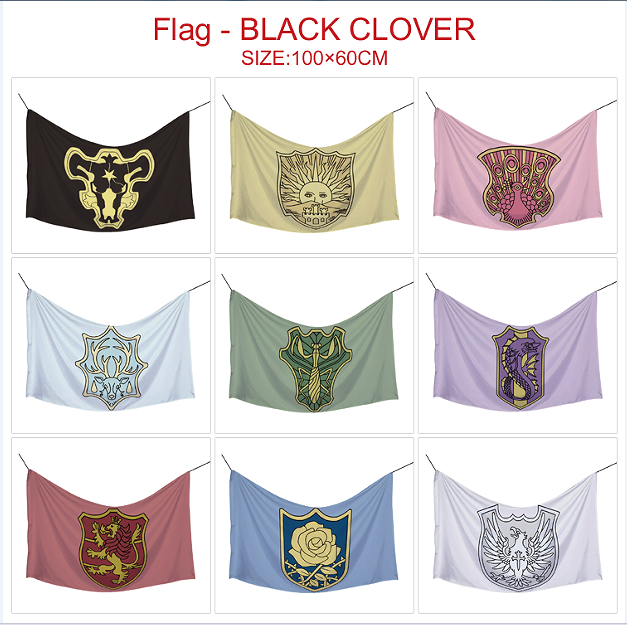 Black Clover anime flag 100*60cm