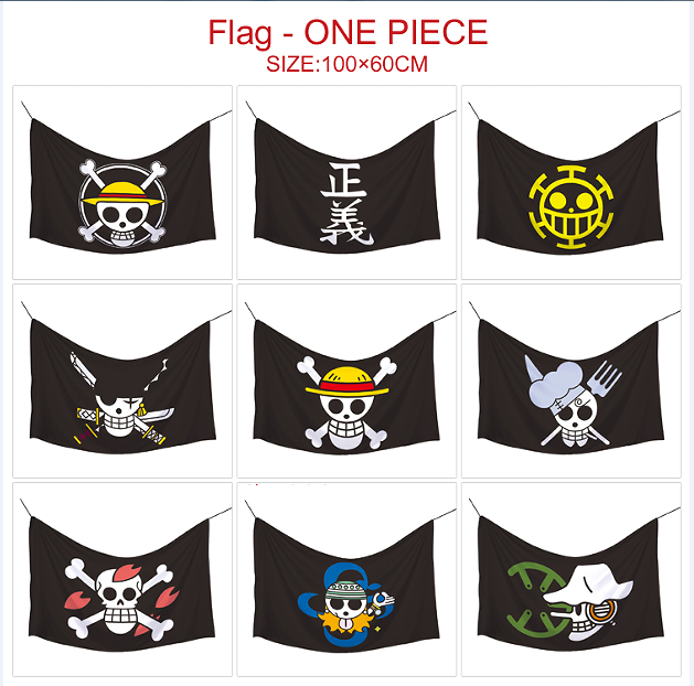 one piece anime flag 100*60cm