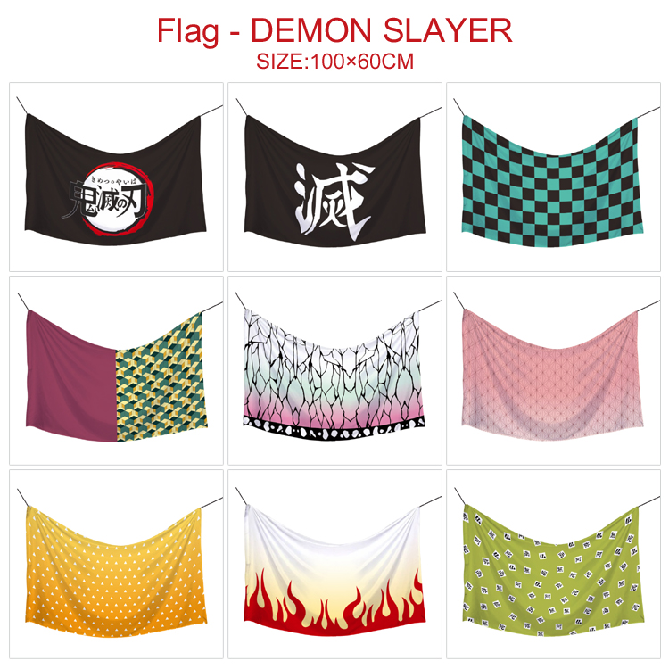 demon slayer kimets anime flag 100*60cm