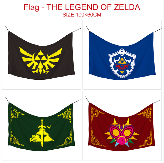 the legend of zelda anime flag 100*60cm