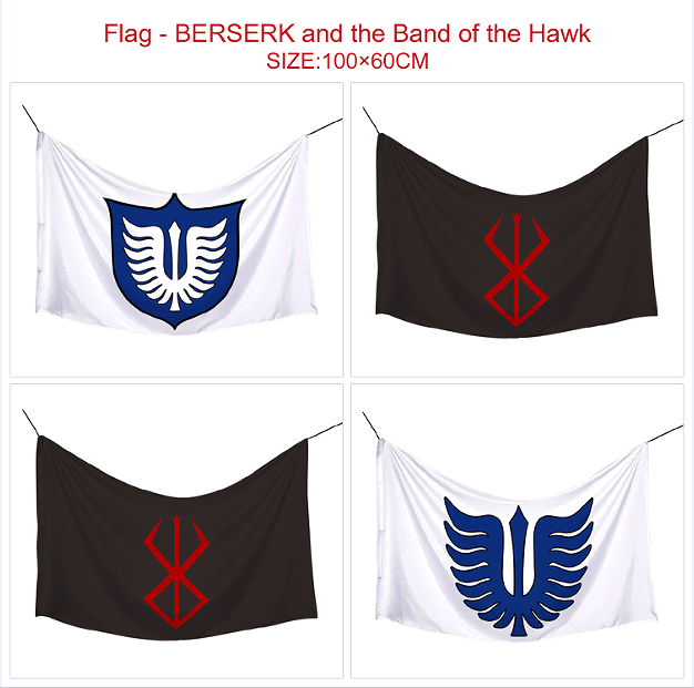 Berserk anime flag 100*60cm