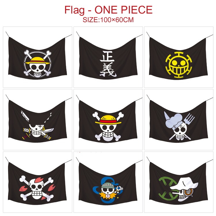 one piece anime flag