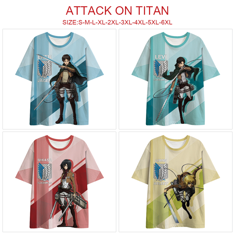 attack on titan anime T-shirt