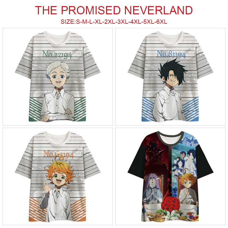 The Promised Neverland anime T-shirt