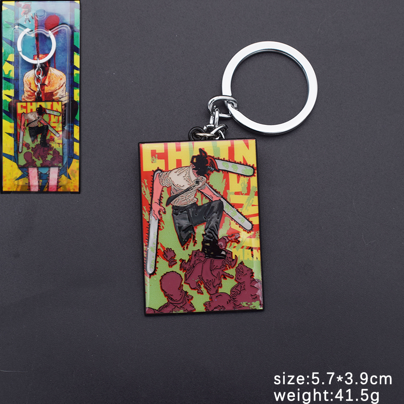 Chainsaw man anime keychain