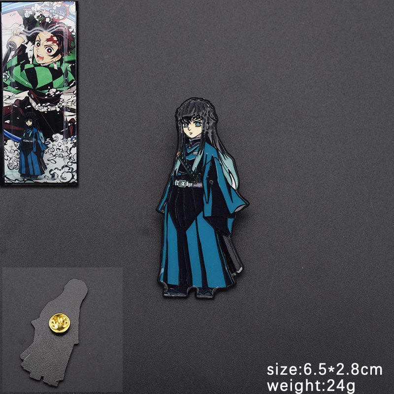 demon slayer kimets anime pin