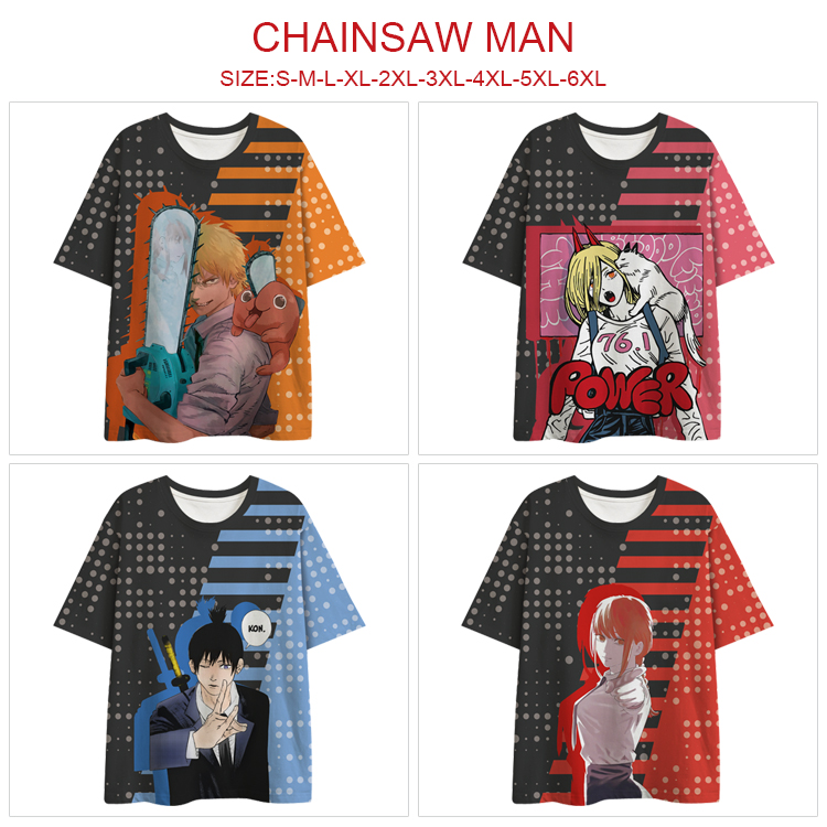 Chainsaw man anime T-shirt