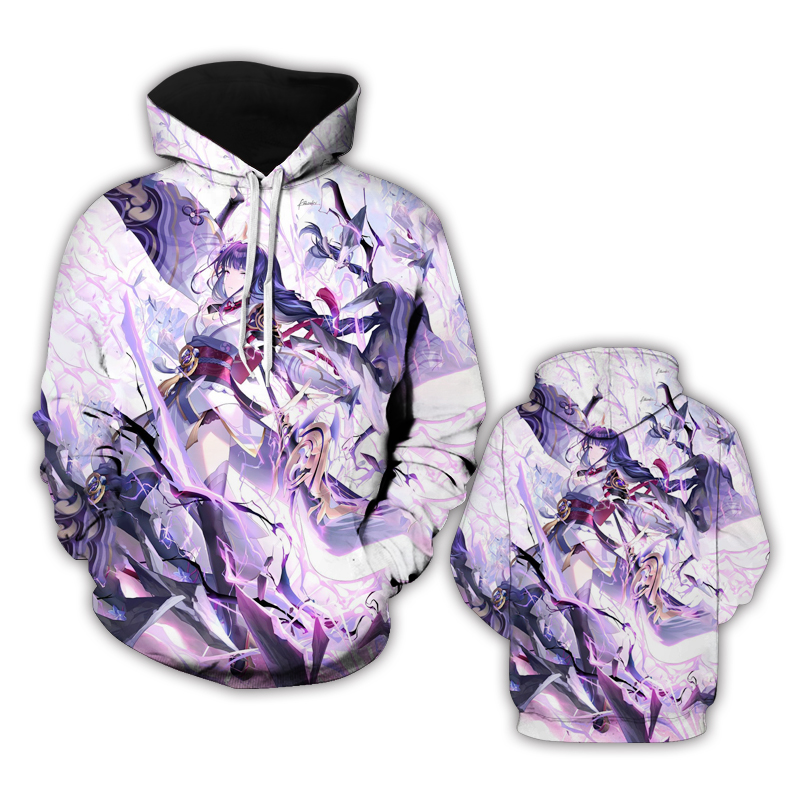 Genshin Impact Noelle anime hoodie