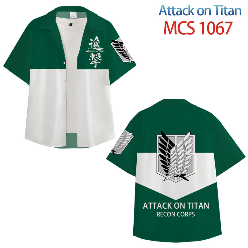 attack on titan anime T-shirt