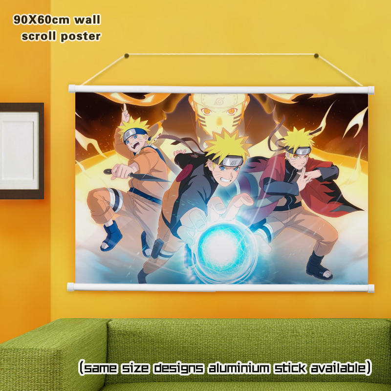 naruto anime wallscroll 90*60cm