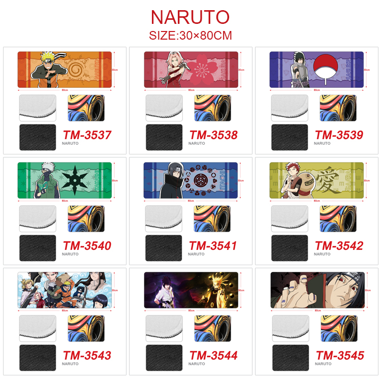 naruto anime deskpad 30*80cm