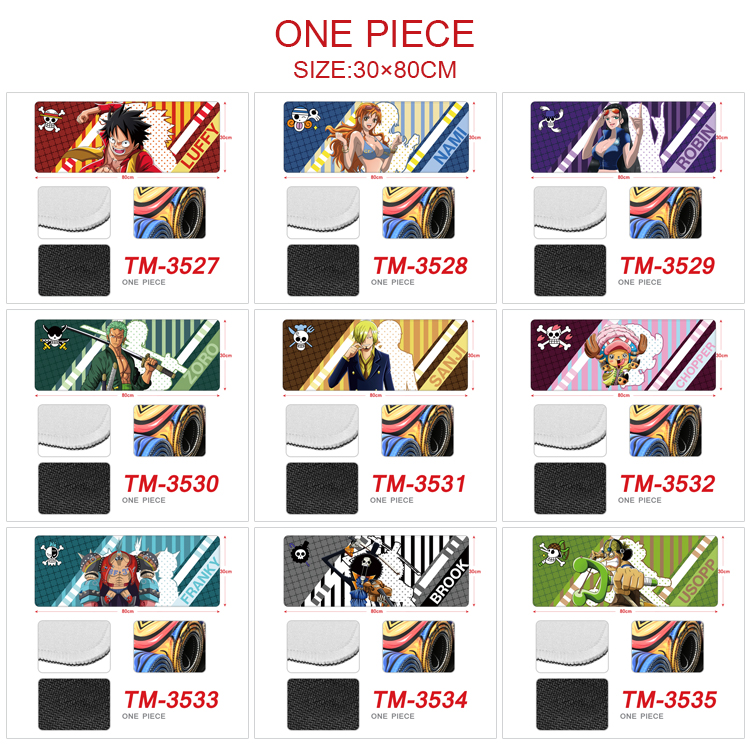 one piece anime deskpad 30*80cm