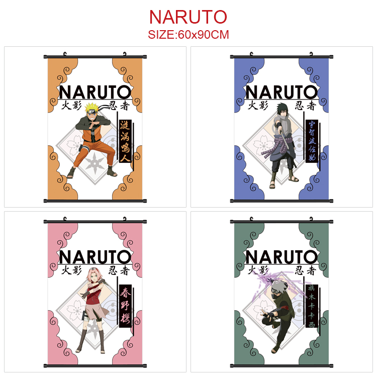 naruto anime wallscroll 60*90cm