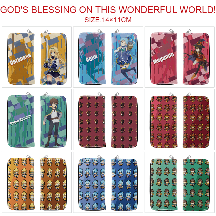 God's blessing on this wonderful world anime wallet