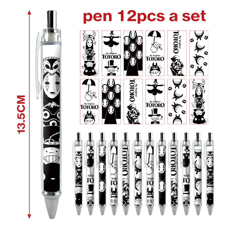 totoro anime pen 12pcs a set