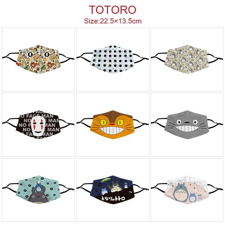 totoro anime mask for 5pcs