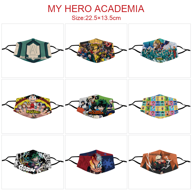 my hero academia anime mask for 5pcs