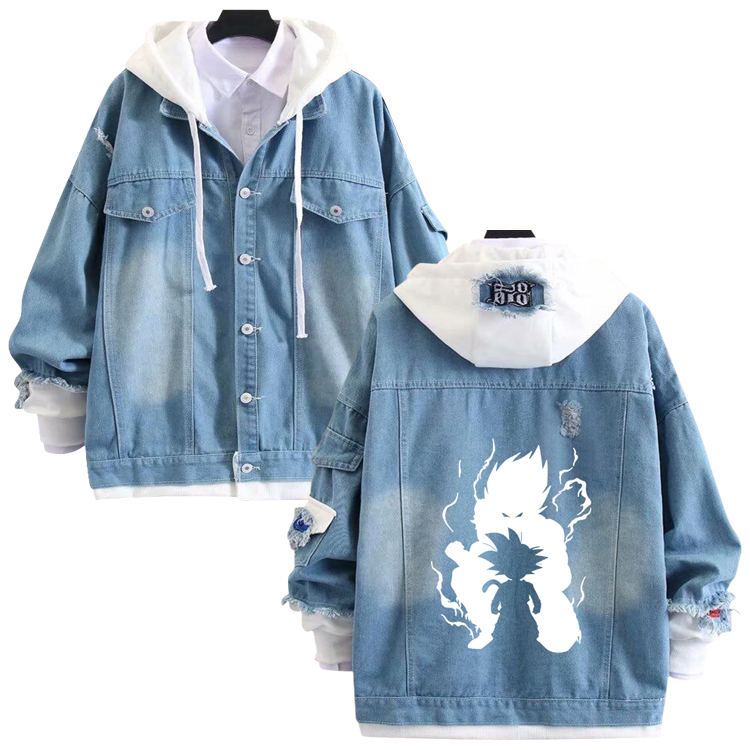 dragon ball anime jean sweater