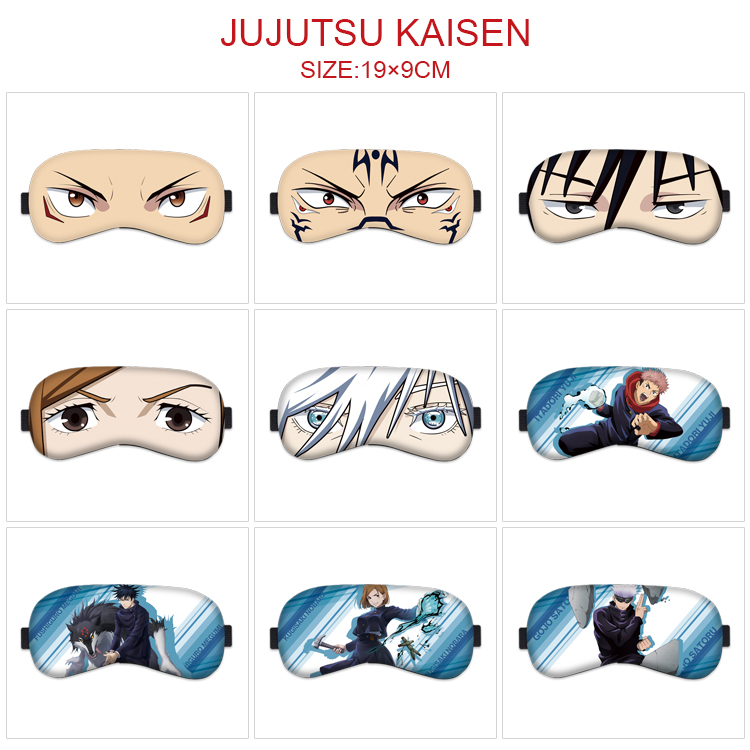 jujutsu kaisen anime eyeshade for 5pcs
