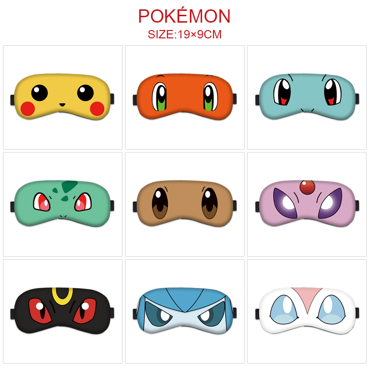 pokemon anime eyeshade for 5pcs