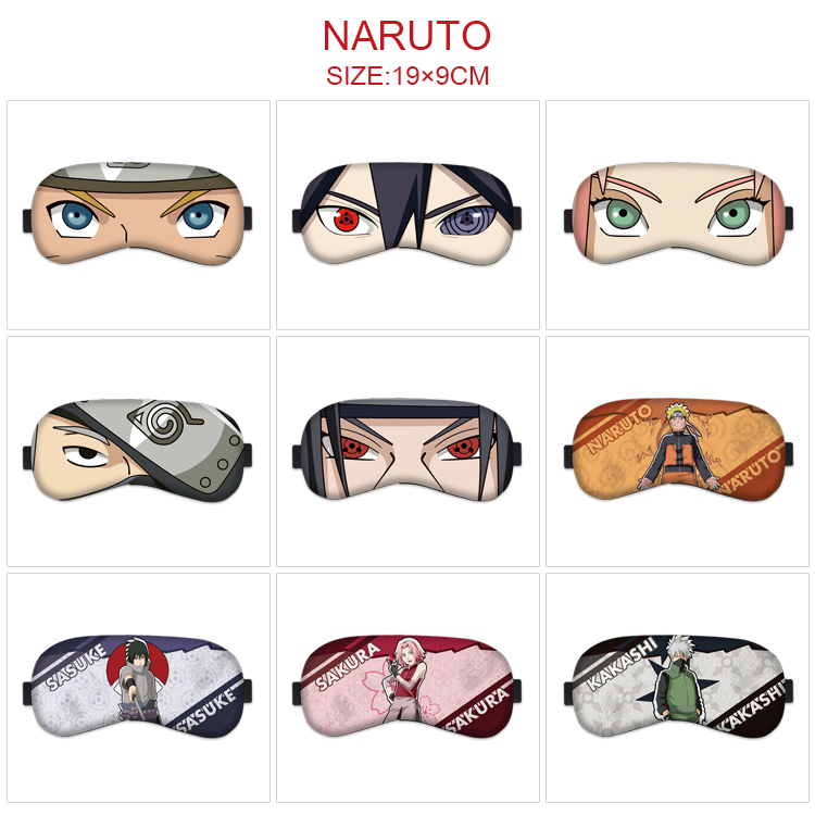 naruto anime eyeshade for 5pcs