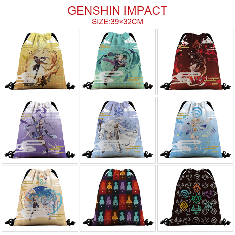 Genshin Impact Noelle anime bag