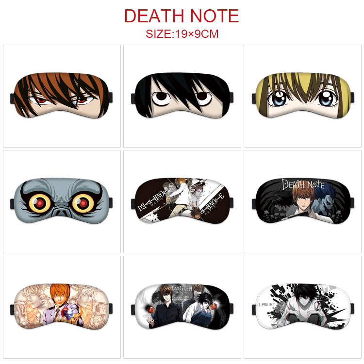 death note anime eyeshade for 5pcs