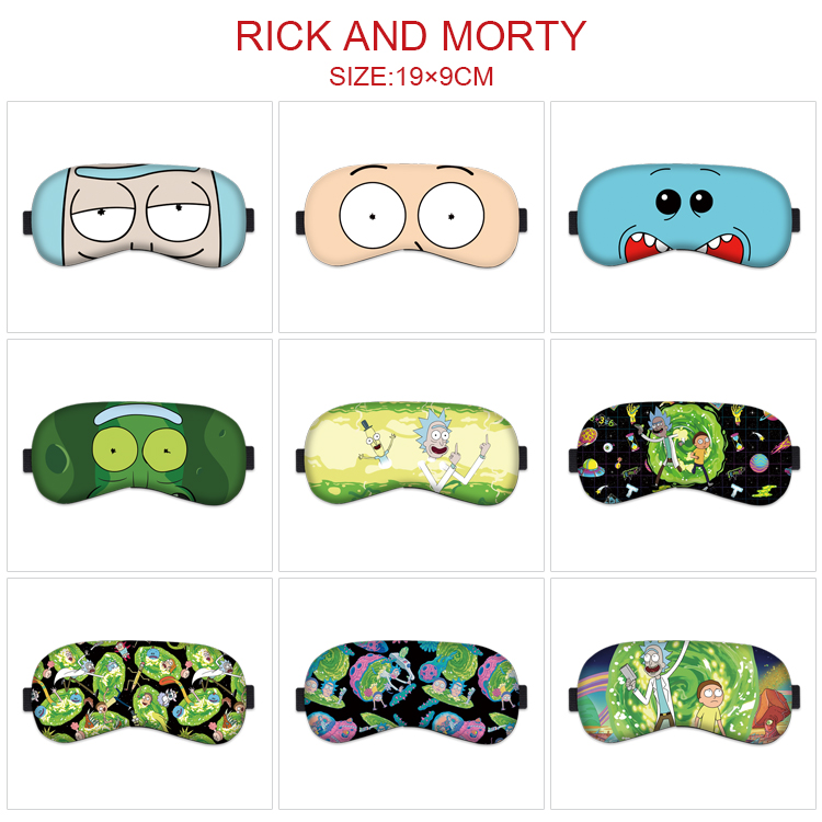 Rick and Morty anime eyeshade for 5pcs