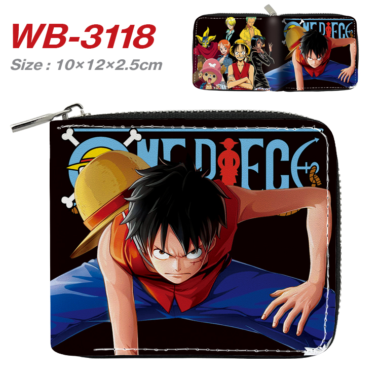 one piece anime wallet