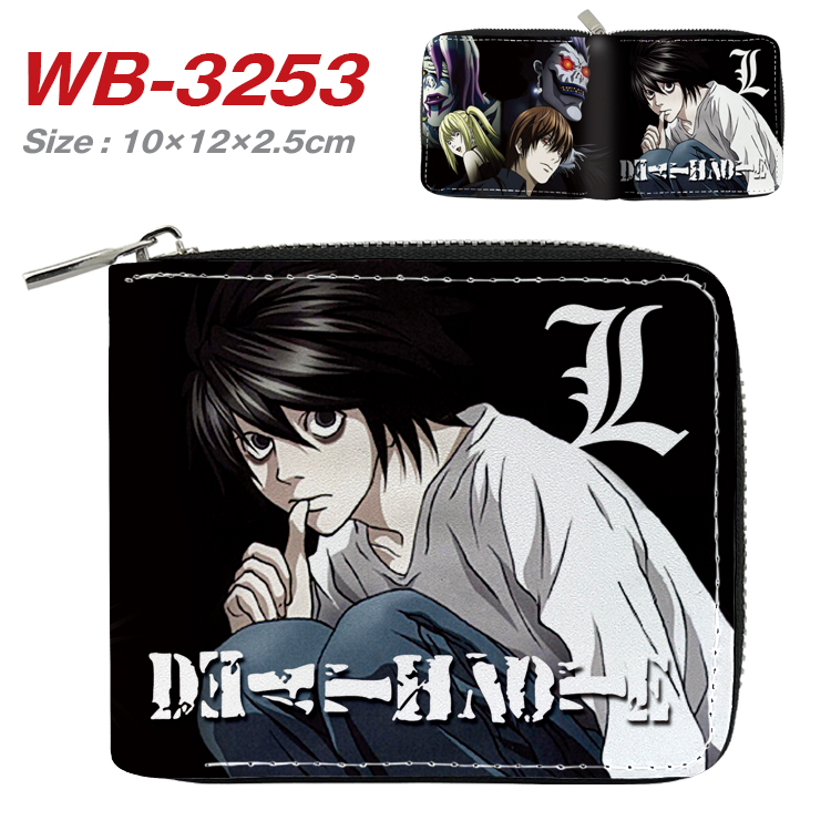 death note anime wallet